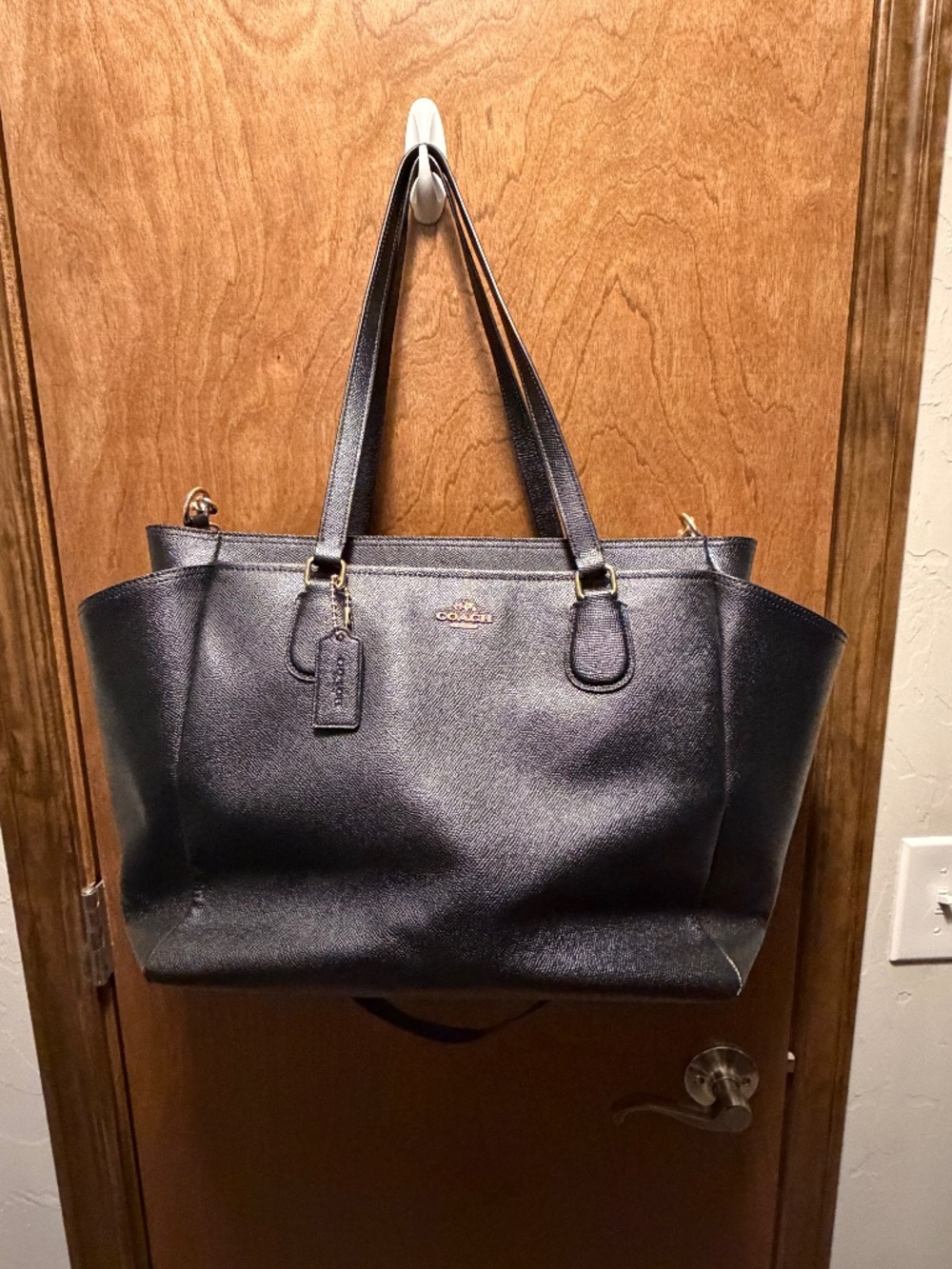 Coach Leather Diaper / Baby Bag